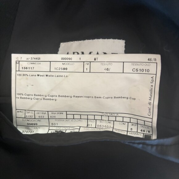 Beautiful Men's Armani Black Blazer - Picture 2 of 3